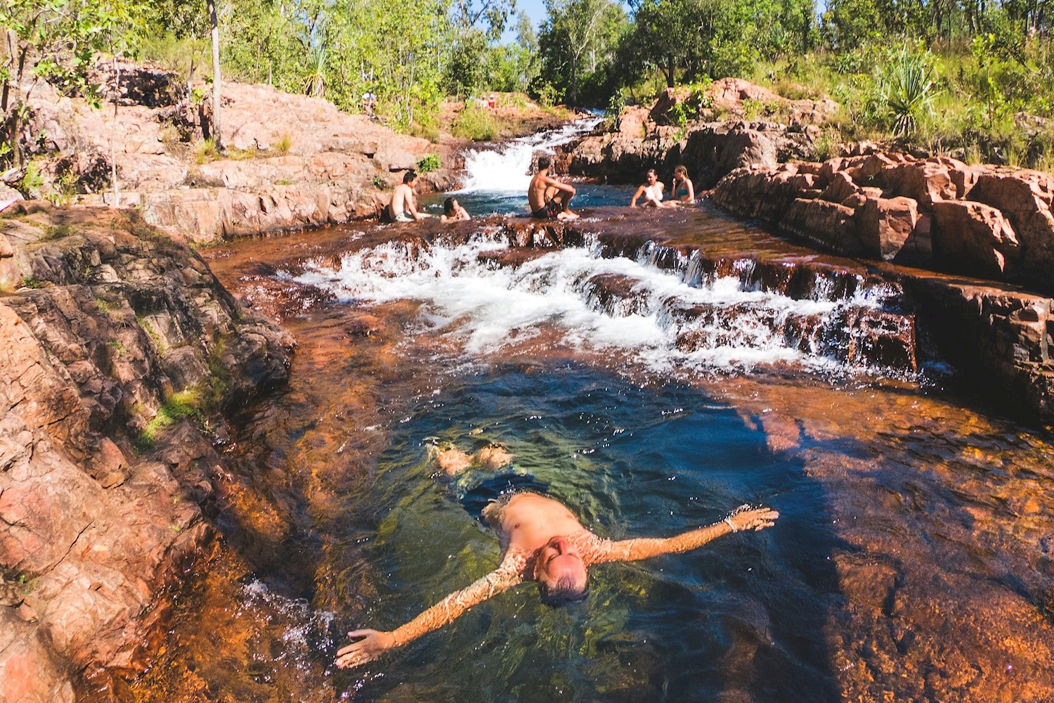 Waterfall plunge pool in Litchfield National Park